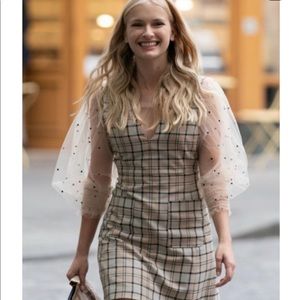 Zara tulle polka dot top- as seen on Camille in Emily in Paris ✨